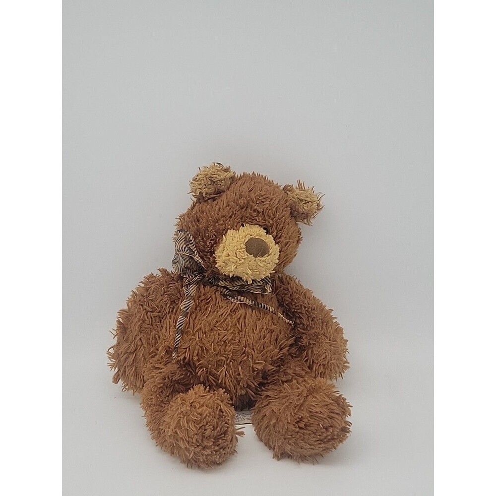 Vtg Gund 14" Fuzzy Brown Teddy Bear Stuffed Animal Plush Caramel Goldrush Soft